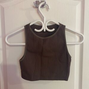 Garage brown tank top